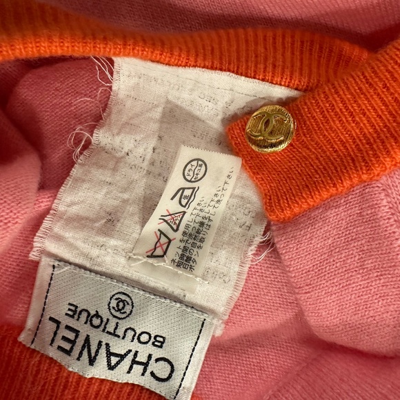 Chanel Cardigan Cashmere Sweater Medium Set - Picture 4 of 13